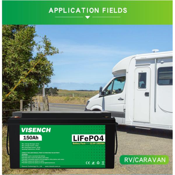 Visench Solar System Lifepo4 Battery Pack Lithium Ion Lifepo4 12V 150AH Lithium Ion Batteries