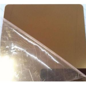 SS201 304 316 430 Gold Mirror Stainless Steel Sheet