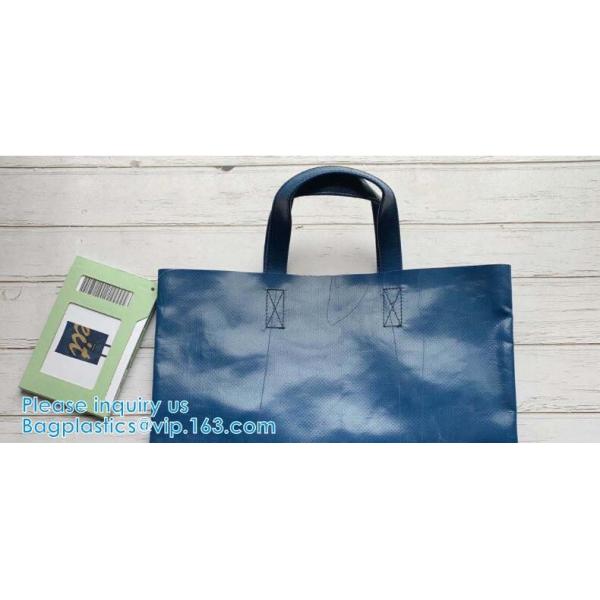 Washable Tote Dry Bag Cotton Handle Shoulder Bag Trendy Canvas Tarpaulin Crossbody Handbag Pack PVC With Zipper