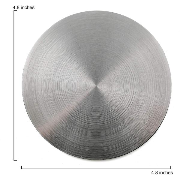 Modern Stainless Steel Round Coasters for for hot or cold drinks