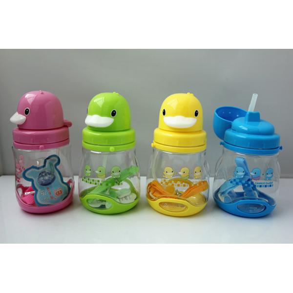 PC children straw cup,plastic cup, children water bottle, handy cup,gift cup,water cup