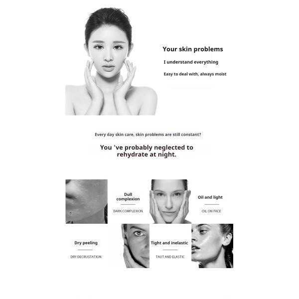 ODM Sleeping Hydrolyzed Collagen Mask Skincare Products Nourishing Hydration