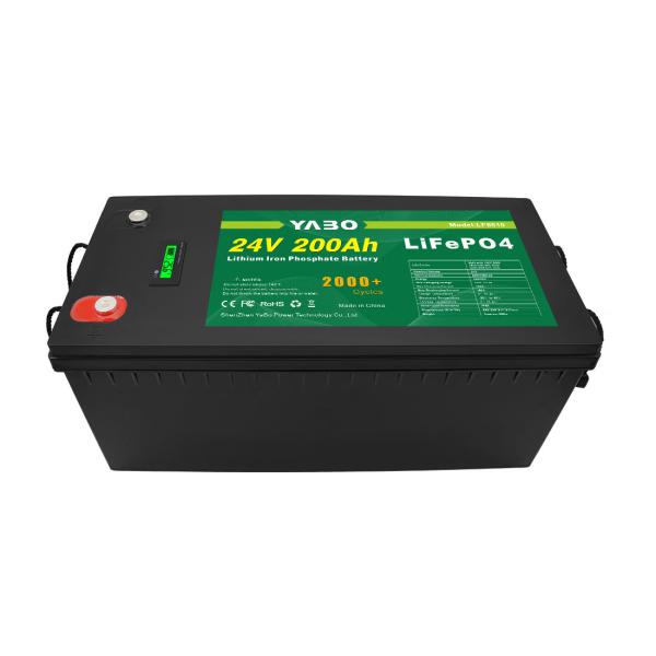 25.6 V Lifepo4 Battery Pack 24V 200Ah Lithium Ion For Storage Energy System Deep Cycle