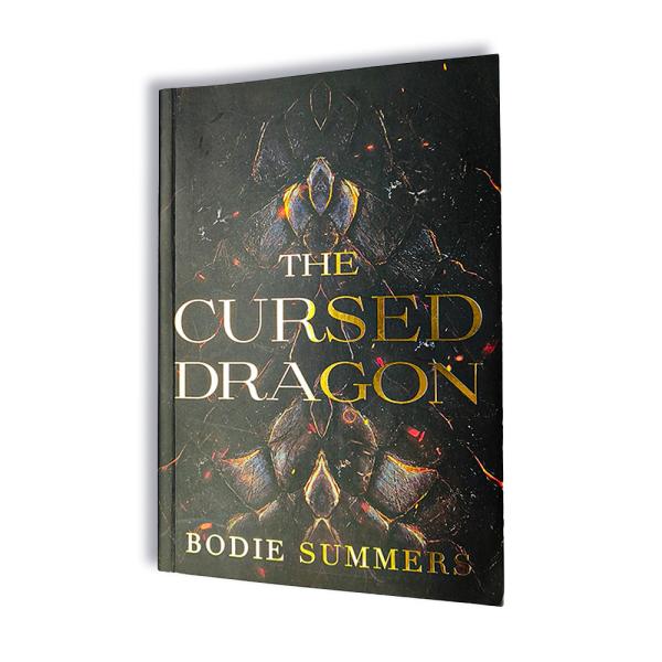 Custom Stamping Foil Softcover Book Printing Sprayed Edges Paperback Full Color Perfect Bound Sprayed Edge Book Printing