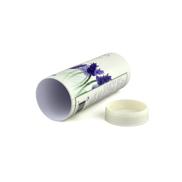 Elegant Cylinder Paper Composite Cans With Sifter for Talcum Powder