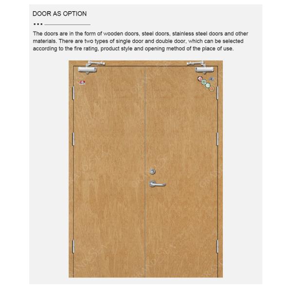 High Quality Steel Hospital Fire Rated Door Commercial Building Fire Rated Door Industrial Fire Proof Doors