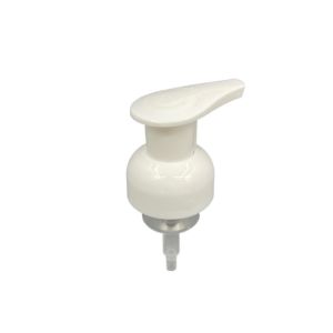 China Metallized Foaming Soap Pumps Twist Lock 0.8ml Dosage Shower Shampoo on sale