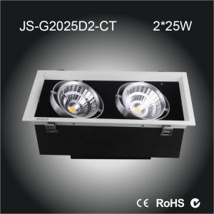 China LED Grille Lamp, recessed downlight 2x25w, 3 years warranty led downlight ,ceiling lamp on sale