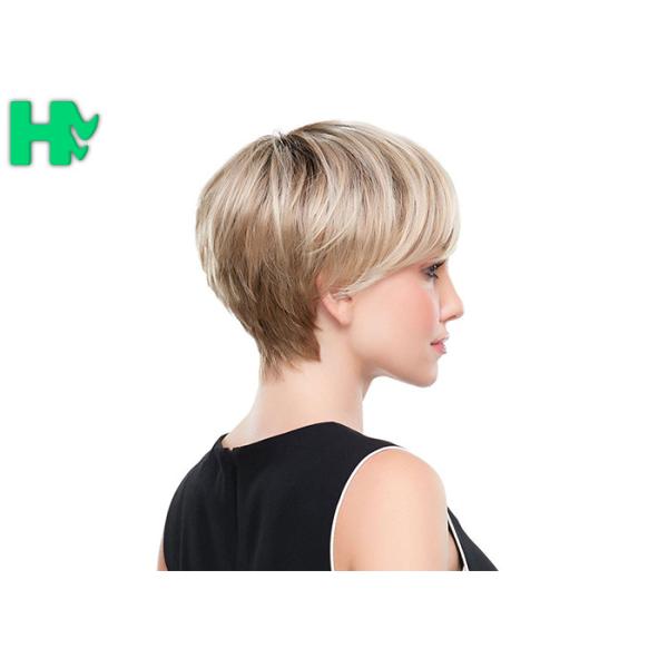 High Temperaturer Fiber Short Synthetic Wigs European Style 14inch - 30Inch