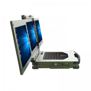 Quality Multifunction Rugged Pc Laptop Portable 3 Screen With Touch Screen for sale