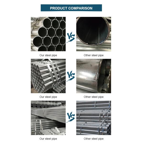 Zinc Galvanized Steel Pipe Schedule 40 For Outdoor Natural Gas Outdoors DIN