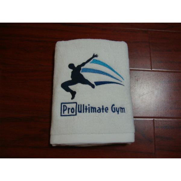 100pcs custom embroidery logo sport/gym/golf hand towel face towel