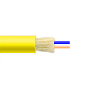 Flexible Round Jacket Duplex Fiber Optic Patch Cable For High Density Data Center