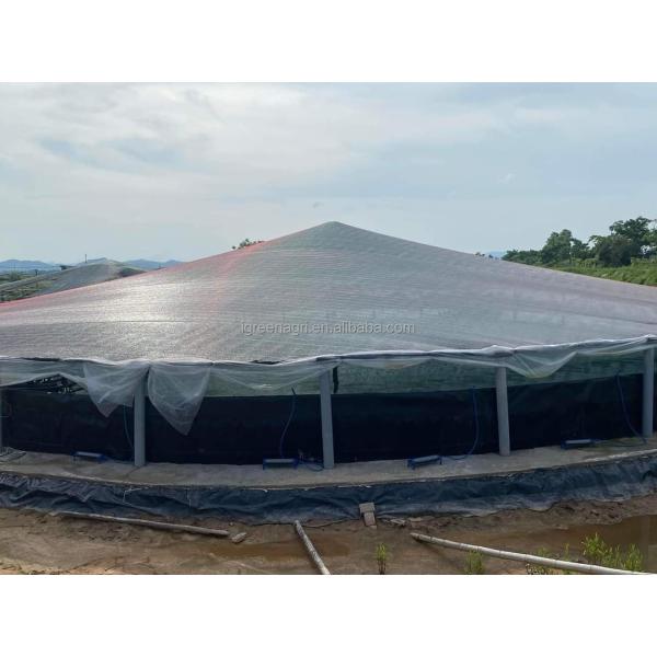 Sturdy PVC Tarpaulin Fish Tank 30 Meters For Large Aquaculture Operations