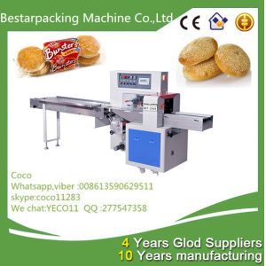 China Horizontal pillow type flow pack Machine for sesame rice crackers on sale
