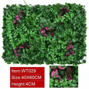 Quality Wholesale Simulation Green Plant Wall Plastic Grass Panel Lawn Wall for sale