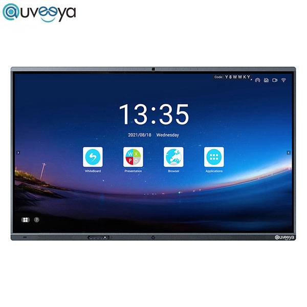 75 Inch built in camera Interactive Conference LED Smart Board Whiteboard