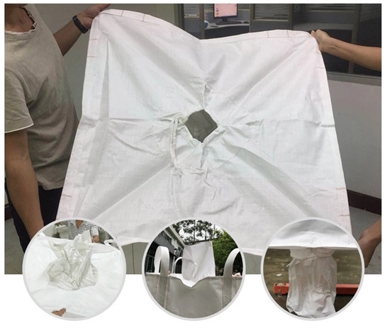 PP WOVEN GEOTEXTILE JUMBO GEOBAGS IN BLACK/WHITE/GREEN WITH UV STABLIZER