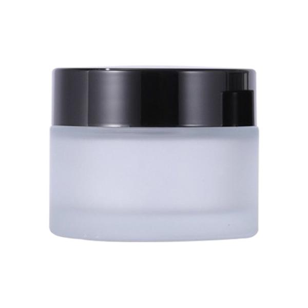 60ml 120ml Frosted Glass Cream Jar 30cl Glass Candle Jar With Lid