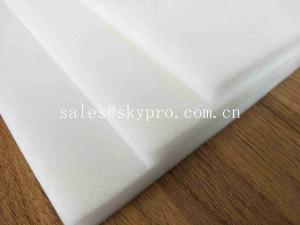 China Non - Toxic White Healthy Memory Polyurethane PU Foam Sponge Sheet Stocked on sale