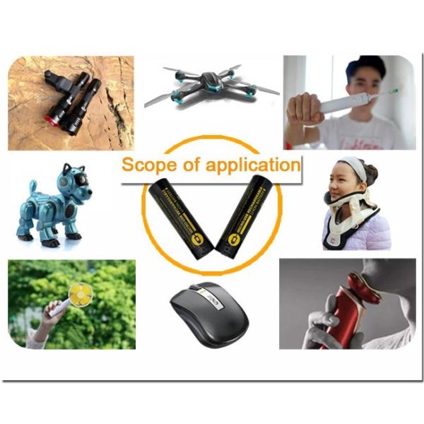 14500 Li Ion Rechargeable Batteries 1100mAh With 500 Cycles Life