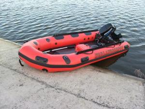 Quality Fast Inflation Red Color Water Rescue Boats 3.8 Meter For Fire Station for sale