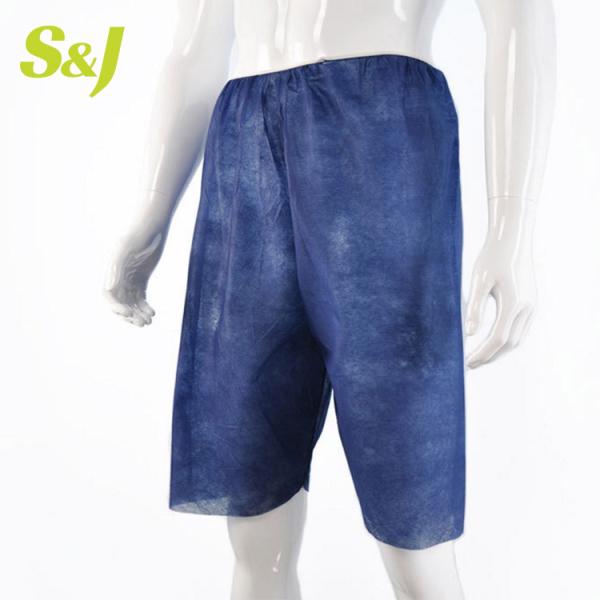 Disposable Shorts Non-woven Single Layer SBPP material Suitable for settings like Beauty Salon Sauna SPA Massaging Tanning