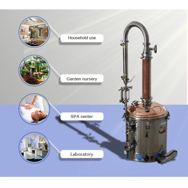 Essential Oil Extractor Distillation Vacuum Steam Stainless Steel 25L
