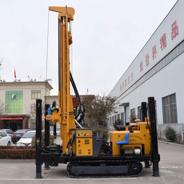 Borehole Pneumatic Portable Water Well Drilling Rig 3.8 - 12 ton