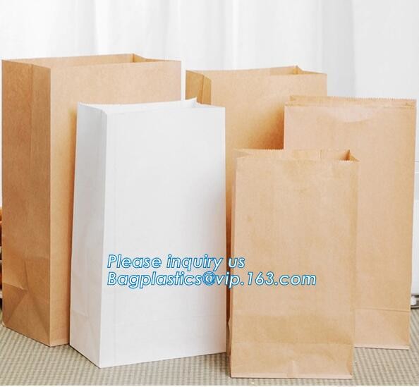 Bread Art Packing Kraft Paper Bag,Food Grade disposable Paper Bag With Logo Print,Beautiful printing Food grade package