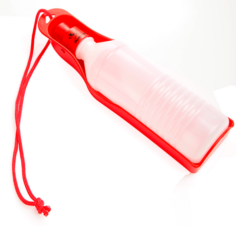 500ml Blue/Red/Pink pet water fountain Potable Pet Dog Cat Water Feeding Drink Bottle