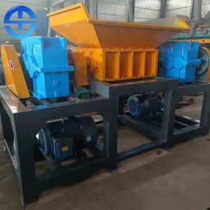 Quality Q235 Steel Plate Double Shaft Shredder Machine Alloy Blades for sale