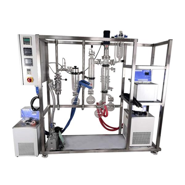 Wiped Film Short Path Molecular Distiller Equipment Lab New 1L