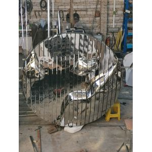 Quality 316 Large Metal Wall Art Sculptures Modern Bronze Garden Statues for sale