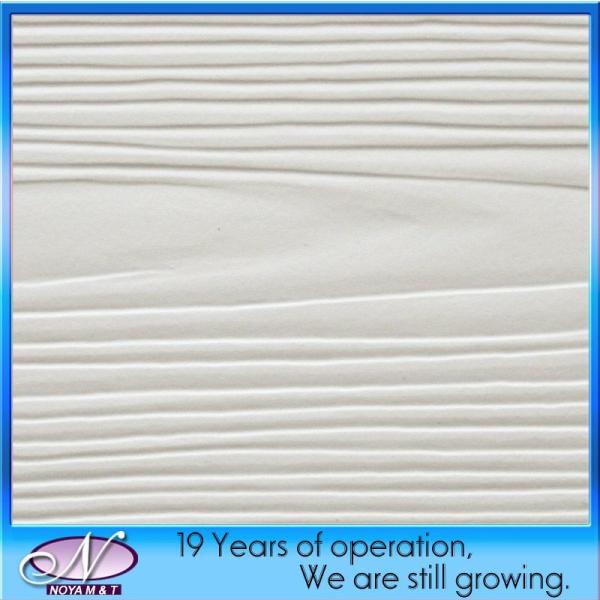 Exterior Fiber Wood Grained Cement Panel / Board for Flooring