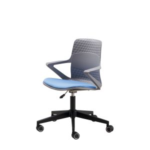 Modern Swivel PP Plastic Training Chair With Wheels In stock