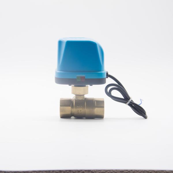 Compact 3 Way Motorized Valve , Dn15 High Precision Electric Ball Valve