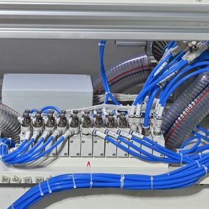 Quality 18rolls Tissue Paper Making Machine , 25bags/Min Paper Wrapping Machine for sale