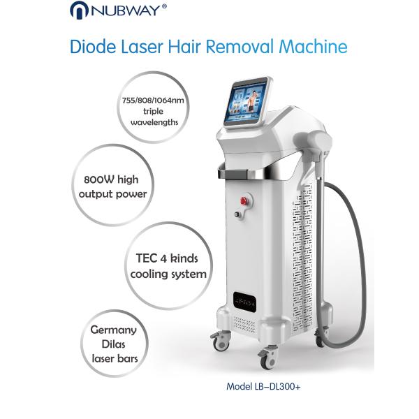 755,808, 1064nm three wave length permanent body hair removal diode hair removal