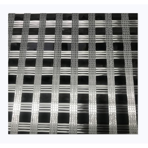 Civil Engineering Reinforcement Fiberglass Geogrid Coated With Elastomeric Polymer