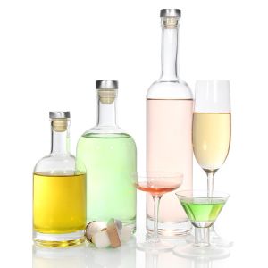 In Stock Promotional High Quality 750ml Glass Liquor Bottles