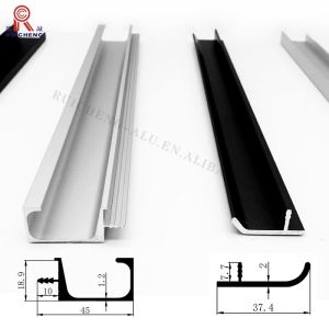 Quality G Section Aluminium Handle Profile ODM Available 8mm Height Brushing for sale