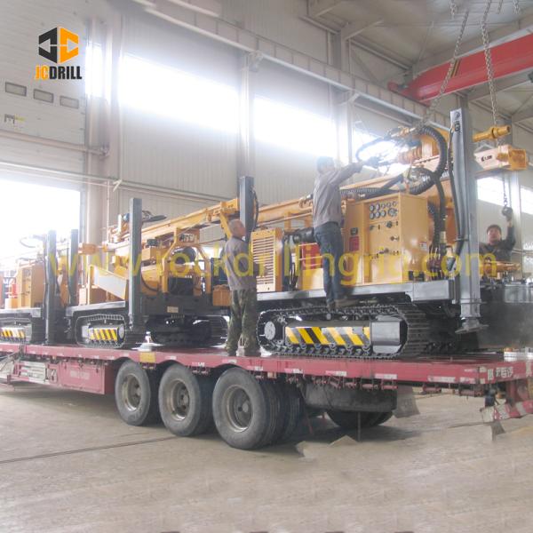 Multi Function Water Well Drilling Machine 400m Crawler Mounted 112kw