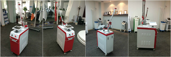 Vertical Professional Clinic Use 1064nm Q Switched Nd Yag Laser Tattoo Removal Machine