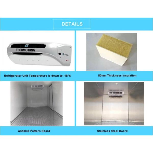 Donfeng Kr Cummins Engine Refrigerator Refrigerated Freezer Van Truck