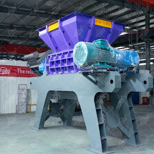 Industrial Scrap Metal Shredder Recycling Car Shredder Twin Shaft E Waste Scrap Metal Iron Cans Shredder With Ce