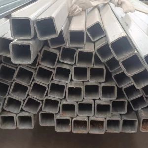 Quality Hot Dipped Galvanized Rectangular Square Pipe With Petals / Flowers Surface for sale