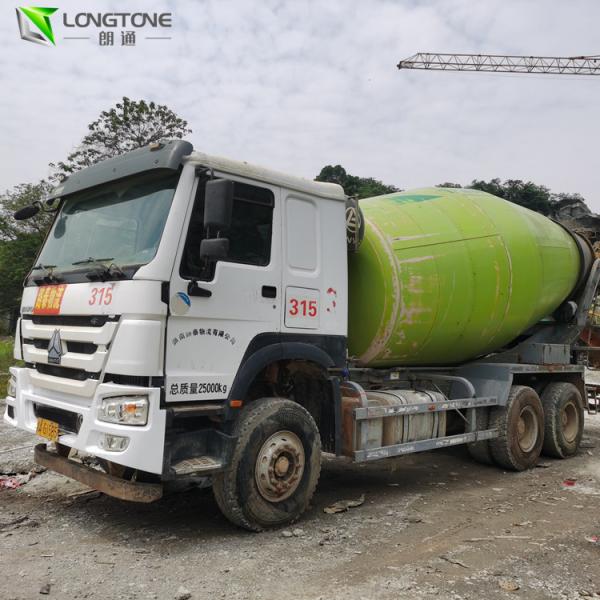 T-Shape Blade Used Mixer Truck , 10 M3 Mixer Tank Truck 8500KG