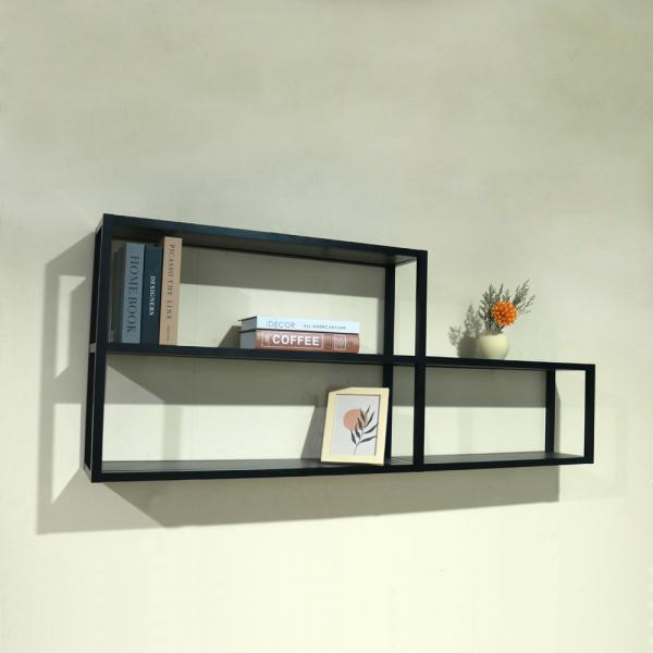 SGS Living Room Decro Aluminum Wall Shelf Combination