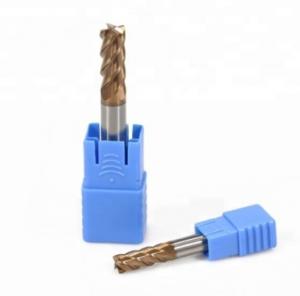 China 8X60mm Carbide 4 Flutes Coated CNC Milling Cutter Straight Shank Cutter on sale